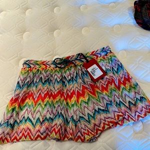 Satin printed shorts!